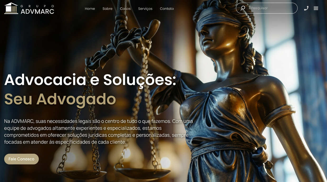 Exemplo de site premium — Grupo ADVMARC