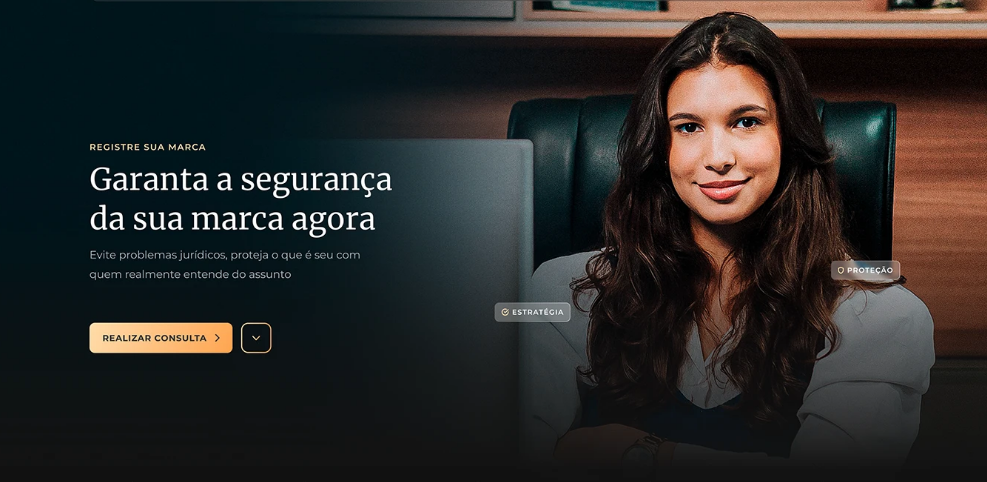 Exemplo de site premium — Registro de Marca